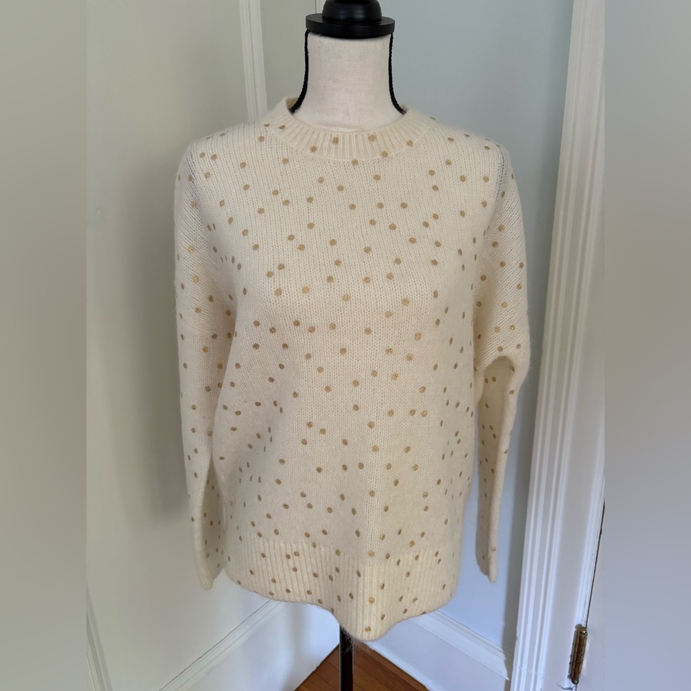 Sézane Cream Knit sweater